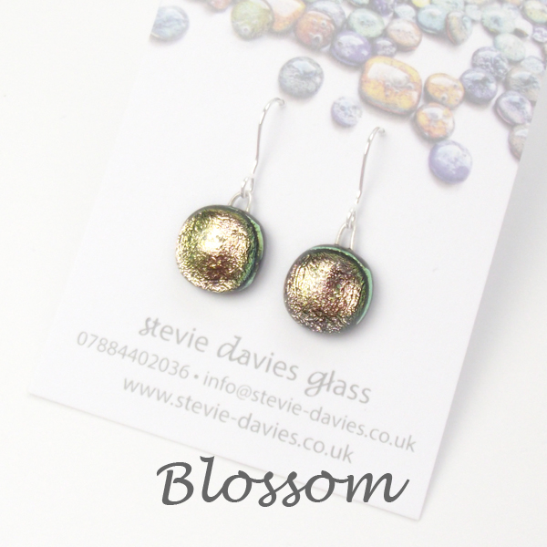 Blossom small drop earrings by Stevie Davies