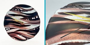 Fused Glass Clock